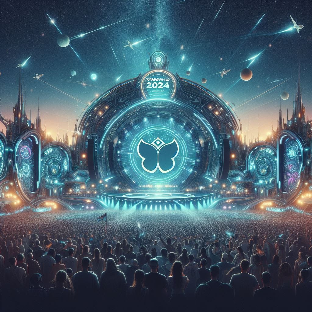 belgium 2024 IN antwerpen , tomorrowland boom festival