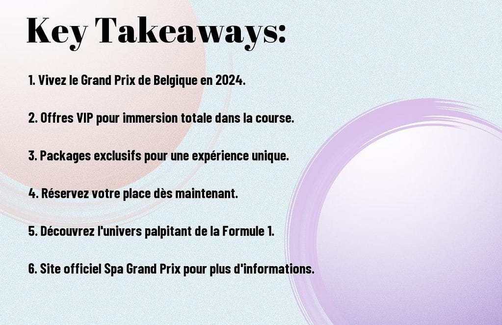 F1 2024 Belgian Grand Prix: Spa Grand Prix 2024. Experience the Formula 1 Belgian Grand Prix like never before with our VIP packages, for total immersion in the thrilling world of racing.