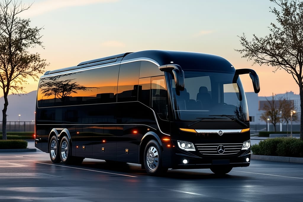 bus couleur noir mark mercedes