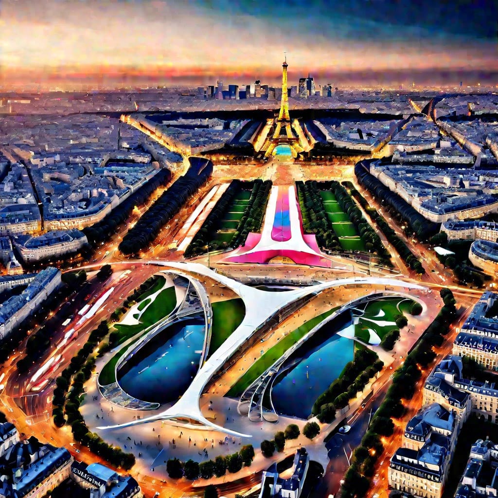 AI IMAGE PARIS 2024 Olympic Games